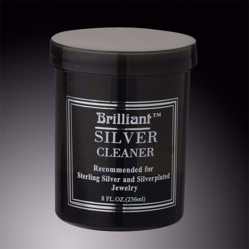  Brilliant Silver Dip Cleaner, Black 8 Oz : Clothing