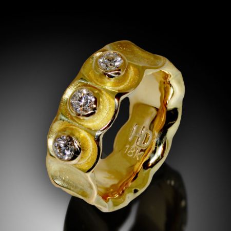 Gold Bamboo Ring