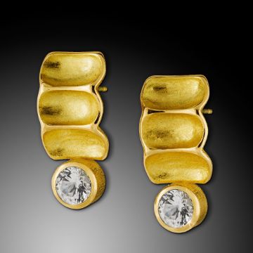 Gold Bamboo Earrings