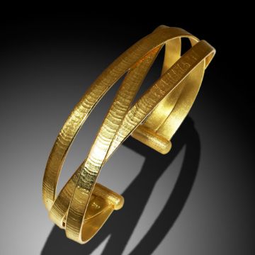 Gold Braided Cuff