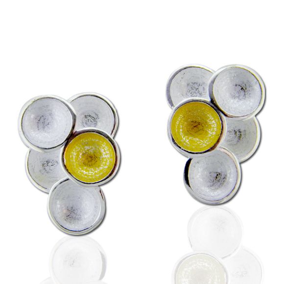 Picture of Cascading Grape Stud Earrings