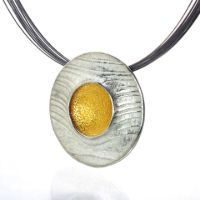 Volcano Silver Necklace made in Sterling Silver