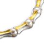 Bamboo Pearl Necklace Close Up
