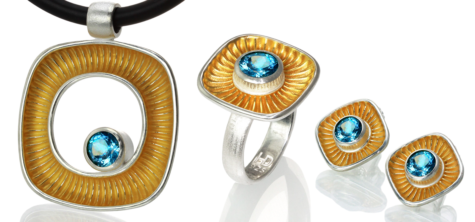 Blue Topaz Jewelry, Blue Topaz Rings, Blue Topaz Earrings, Blue Topaz Necklaces, Silver Bracelets