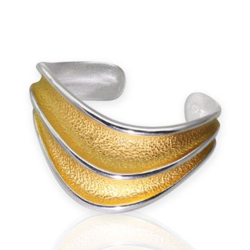 Wide Wave Cuff