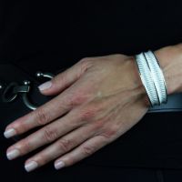 Twin Dunes Bracelet made in Sterling Silver - view 4