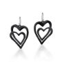 Picture of Big Infinity Heart Earrings 