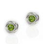 Picture of Rose Stud Silver Earrings