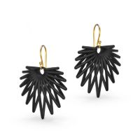 Angel Earrings made in Nylon (3D Printed) and Sterling Silver