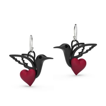 Love Bird Dangle Earrings