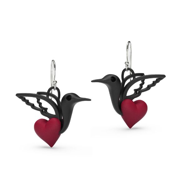 Picture of Love Bird Dangle Earrings