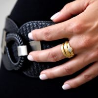 Wrapped In Gold Diamond Ring made in 18K Gold with Diamond - view 2