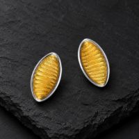 Dunes Marque Stud Earrings made in Sterling Silver - view 5