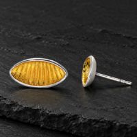 Dunes Marque Stud Earrings made in Sterling Silver - view 6